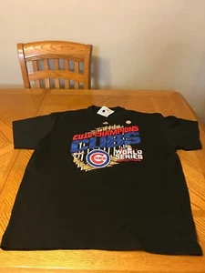 Chicago Cubs Jersey 2016 World Series Champion Shirt Anthony Rizzo Tshirt Tee XL - Picture 1 of 5