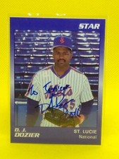 D.J. Dozier 1990 Star #4 PERSONAL AUTOGRAPH