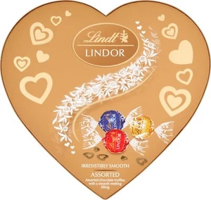 Lindt Lindor Heart Assorted Chocolate Approx 16 balls, 200g - Chocolate Truffles - Picture 1 of 3