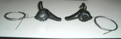 NOS Vintage Triple Chainring Shimano Bicycle Shifter Setup Sl-TY22 Left & Right - Image 1 of 3