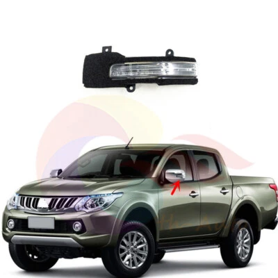 Front Left LED Rearview Mirror Signal Light For Mitsubishi L200 Triton Outlander - Image 1 of 4