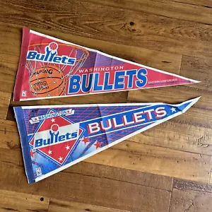 NBA Washington Bullets Vintage Team Logo Basketball Pennants Wincraft Eastern - Picture 1 of 2