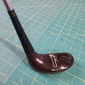 Stan Thompson Wood SeeMore Ginty PinPointer Golf Putter 35.5 Mallet Club Vintage - Picture 1 of 22