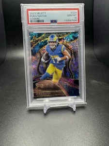 PUKA NACUA 2023 SELECT CLUB LEVEL ROOKIE COSMIC PRIZM SSP RC PSA 10 Q3280 - Picture 1 of 2