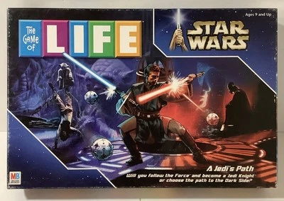 Star Wars El Juego de la Vida Camino de un Jedi COMPLETO Milton Bradley 2002 Ciencia Ficción Foto 1 de 4