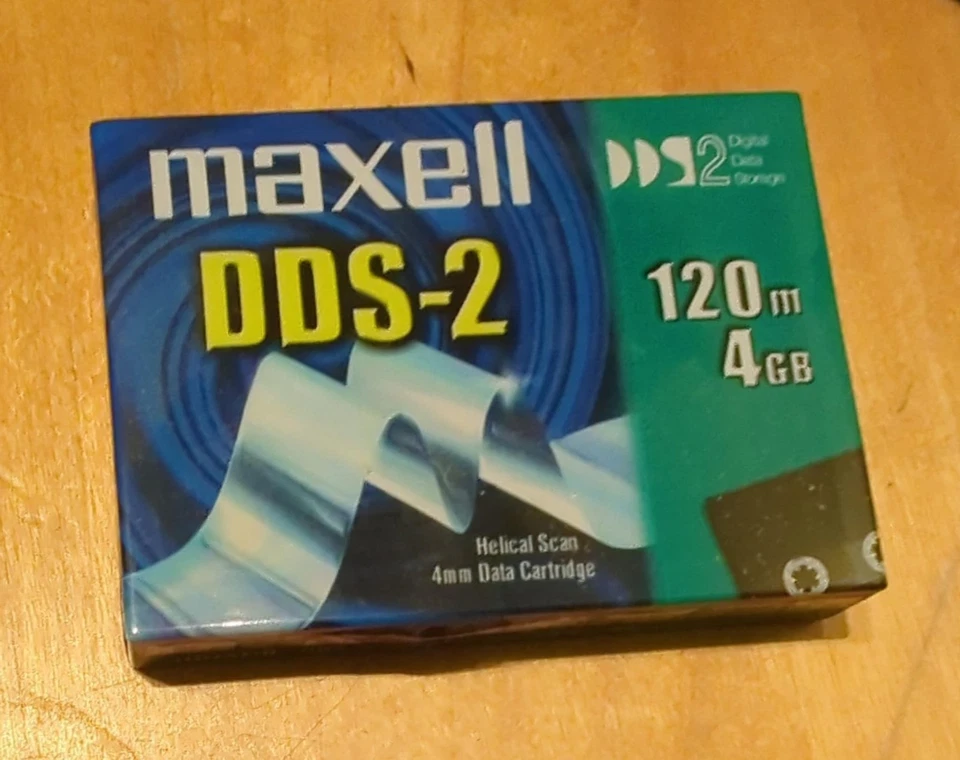 Maxell DDS-2 Datenkassetten 4GB 120m, 15 Stück, Eingeschweißt - Bild 1 von 1
