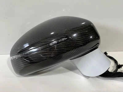 Espejo retrovisor derecho MK2 2008-2015 Audi TT TTS OEM fibra de carbono y blanco glaciar (T) Foto 1 de 4