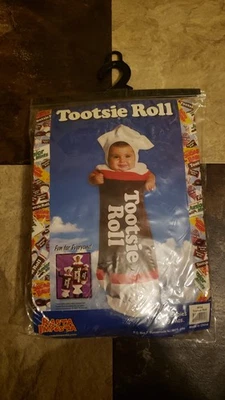 Vintage 2005 Tootsie Roll Bunting Costume Baby Tootsie Roll Halloween 3-9 Months - Image 1 of 4