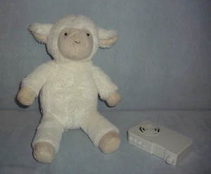 Pottery Barn Kids WHITE LAMB Plush Baby Soothing Sounds 12" - Picture 1 of 11