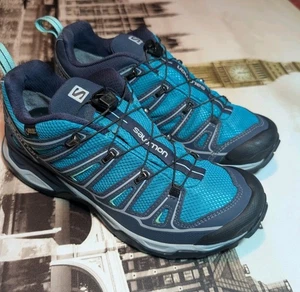 Salomon Senderismo Trail (2015) Verde Negro X-Ultra Goretex Zapatos Mujer 8 Sin Caja  - Imagen 1 de 13