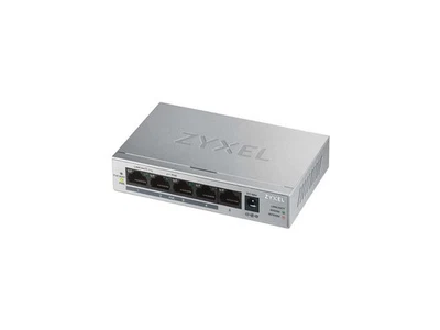 ZyXEL 5 Port Gigabit Ethernet Unmanaged POE+ Switch, 4 x PoE+ @ 60W, GS1005HP - Image 1 of 4