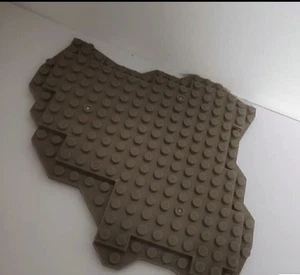 Mega Bloks Brown Color Base Plate Piece Collection 1PC - Picture 1 of 1