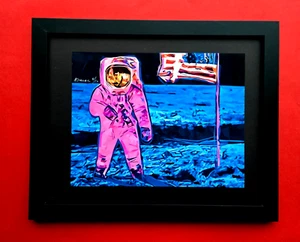 💎ALEXANDER DULAC | FIRST MAN ON THE MOON Hand Signed  Print Ed of 10 COA - Picture 1 of 5