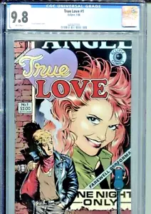 COVER TRUE LOVE 1 CGC 9.8 DAVE STEVENS 1986 - Foto 1 di 2