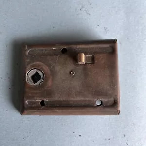 Vintage Metal Bathroom/WC Rim Lock. Right Hand Opening. For Parts (see below) - Picture 1 of 5