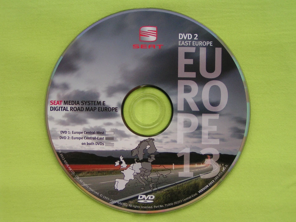 SEAT DVD NAVIGATION MEDIA SYSTEM E DEUTSCHLAND + EU VERSION 2013 ALTEA XL EXEO - Bild 1 von 1