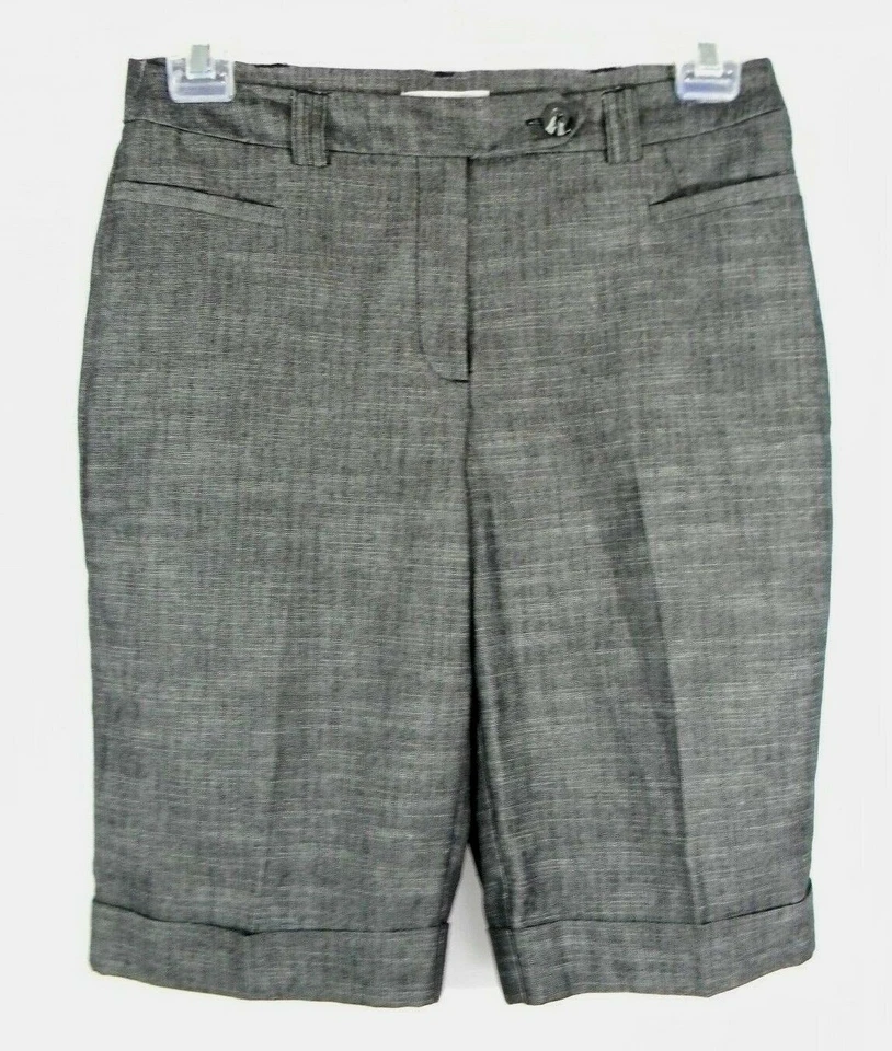 Шорты Dressbarn женские размер 10 коричневые шорты с манжетами бермуды повседневные прогулочные шорты - Изображение 1 из 4