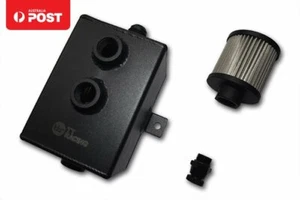 Depósito de aceite de aluminio 2L litros tanque de captura con filtro respiratorio AN10 negro - Imagen 1 de 10