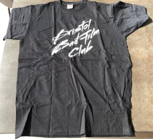 Bristol Bad Film Club Black T-Shirt (Unworn & Sealed), Size Large. - Picture 1 of 4