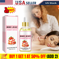 Women Body Juice Oil Serum Peach / Strawberry / Cinnamon Bread Body Juice Oil
