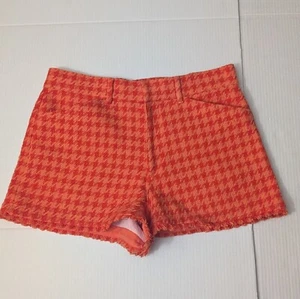 Zara  tweed plaid shorts High Waisted Front Pockets Women's Size L - Picture 1 of 10