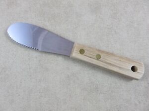 Cheese Knife NORPRO 3.5" Stainless Steel Serrated Blade With Wood Handle  