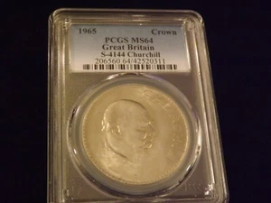 1965   CROWN      GREAT BRITAIN      PCGS   MS 64 - Picture 1 of 2