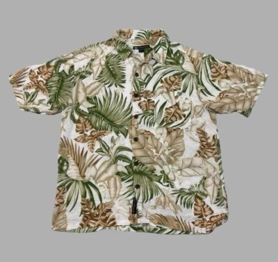 Duke Kahanamoku Hawaiian Shirt Mens Large Button Down Short Sleeve Tropical - Image 1 of 4