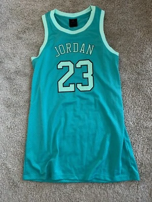 Mens Jordan Brand Teal Green Blue Jordan 23 Reverse Front Mesh Jersey Sz Small - Image 1 of 4