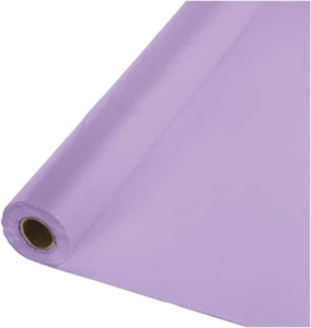 Roll Plastic Table Cover, 100-Feet, Luscious Lavender (Retail Packaging May Vary - Picture 1 of 12