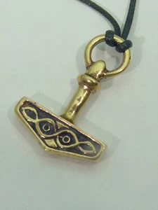 BUTW BRONCE REAL 10 piezas Thors martillazo Nórdico Vikingo Odín collar colgante 1408B - Imagen 1 de 2