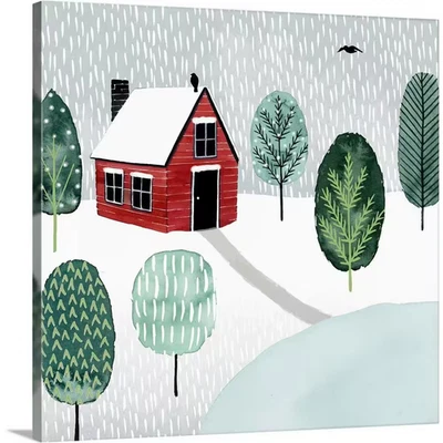 30 In. X 30 In. Christmastown I by Grace Popp Canvas Wall Art - Image 1 of 4