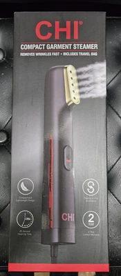 *NUEVO* CHI Vaporizador de Prendas Compacto Portátil (11580F) - Negro *SELLADO*NUEVO EN CAJA* Foto 1 de 4