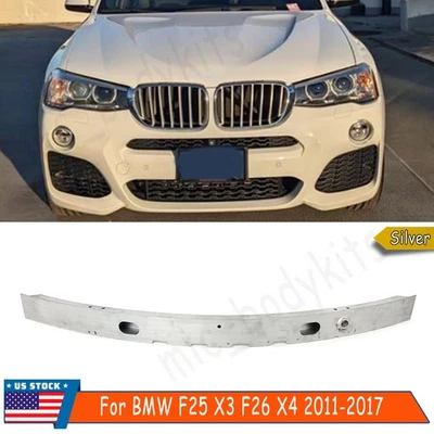 51117371989 Front Bumper Reinforcement Aluminum Fits 2011-17 BMW X3 X4 F25 F26 Foto 1 de 4