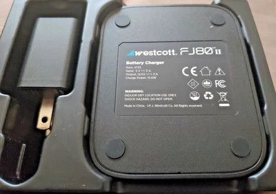 Genuine OEM Charger for Westcott FJ80 II S 80Ws Touchscreen TTL Speedlight Flash - Image 1 of 4