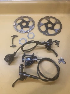 Juego de frenos de disco hidráulicos Shimano XT BL-M8000 palanca/calibre BR-M8000 adaptador de rotor - Imagen 1 de 24