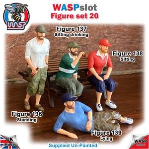 Figuras a escala 1/32 - Set 20 - Henry en 4 poses sin pintar, paisaje, espectador - Imagen 1 de 7