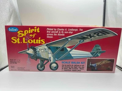 Guillow's Spirit of St Louis Balsa Scale Balsa Kit Complete Unused 807 DS - Image 1 of 4