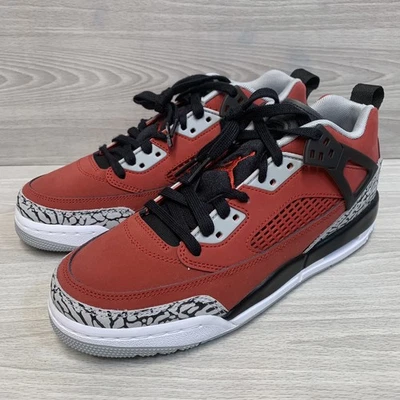 Nike Air Jordan Spizike Bajo Rojo Negro-Gris Lobo FQ3950-600 Juvenil Talla 7 Y NUEVO Foto 1 de 4