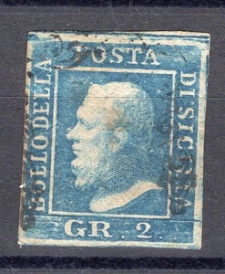 ITALIA SICILIA, YV # 20 c, MUY POCO ADELGAZADO - Imagen 1 de 1