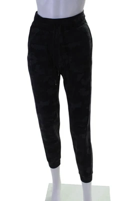 Pantalones de chándal recortados de camuflaje con cordón de tiro medio gris talla 4 de Lululemon para mujer Foto 1 de 3