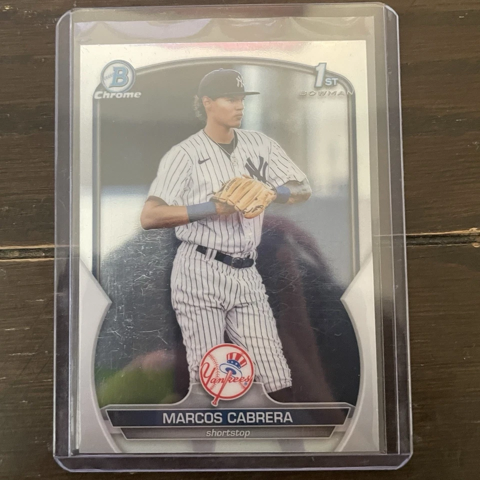 2023 Bowman - Chrome Prospects Marcos Cabrera #BCP-46 (RC) - Image 1 of 2