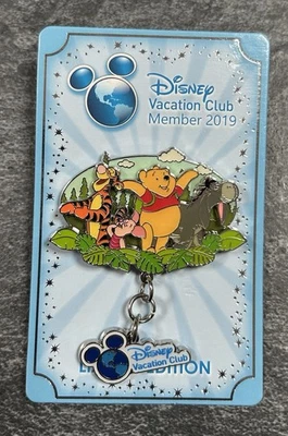 2019 Disney Vacation Club DVC Member Limited Edition Pin Winnie the Pooh New - Image 1 of 2