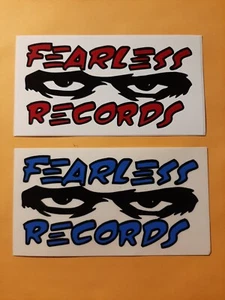 Vintage Fearless Records Sticker 1990's punk - Bild 1 von 7