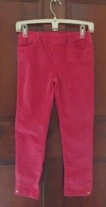 Girls' GAP KIDS Pink velvet elastic waist snap cuff pants ~ size 12 - Picture 1 of 5
