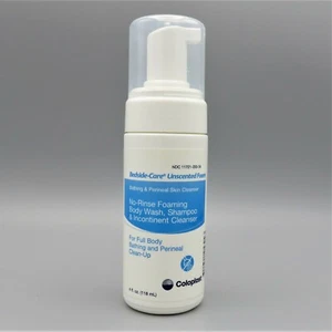 Coloplast BEDSIDE-CARE FOAM Unscented No-Rinse Perineal Cleaner 4.1oz 120ml NEW - Picture 1 of 3