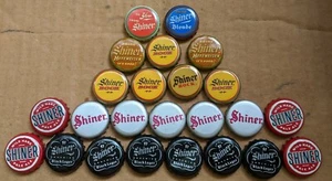 24 Assorted Shiner Bottle Caps must see some hard to find BC16 - Picture 1 of 3