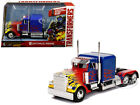 OPTIMUS PRIME TRUCK W/ ROBOT ON CHASSIS "TRANSFORMERS" MODEL BY JADA 30446