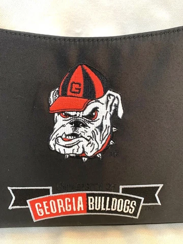 Sandol Living Fashion University of Georgia Bulldogs Embroidered Purse - 2 Sided Cover
