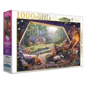 Harlington Thomas Kinkade PQ Disney Snow White and the Seven Dwarfs 1000 pieces - Picture 1 of 1